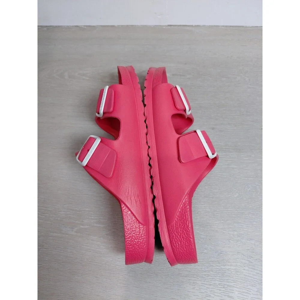 Birkenstock Arizona Essentials EVA Sandal Fucsia Rubber Size 40EU 9US